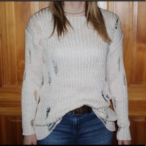 Distressed Forever 21 Sweater